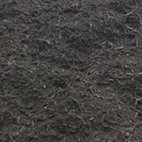 Double shredded black mulch